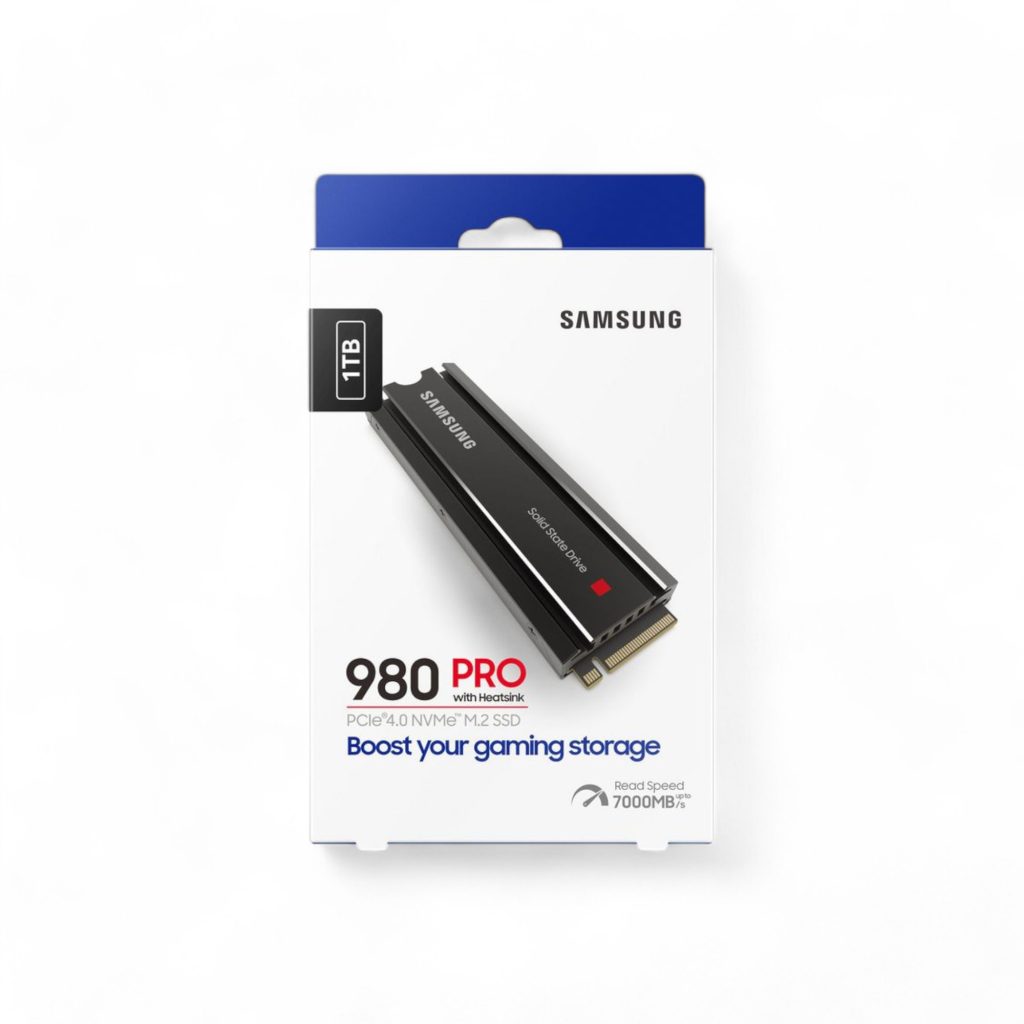 Samsung 980 PRO with Heatsink PCIe 4.0 M.2 SSD 1TB