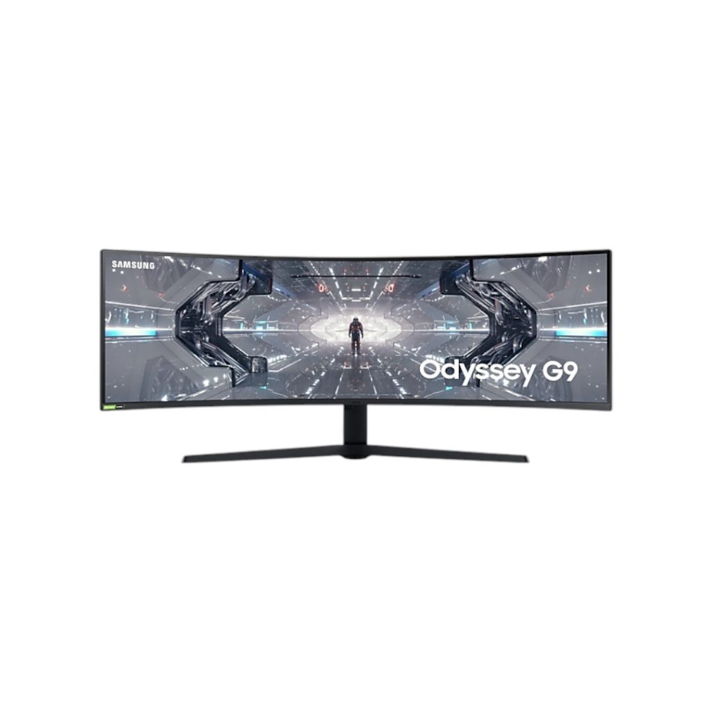 Samsung Odyssey G95TSSR computer monitor 124.5 cm (49″) 5120 x 1440 pixels QLED Black, White