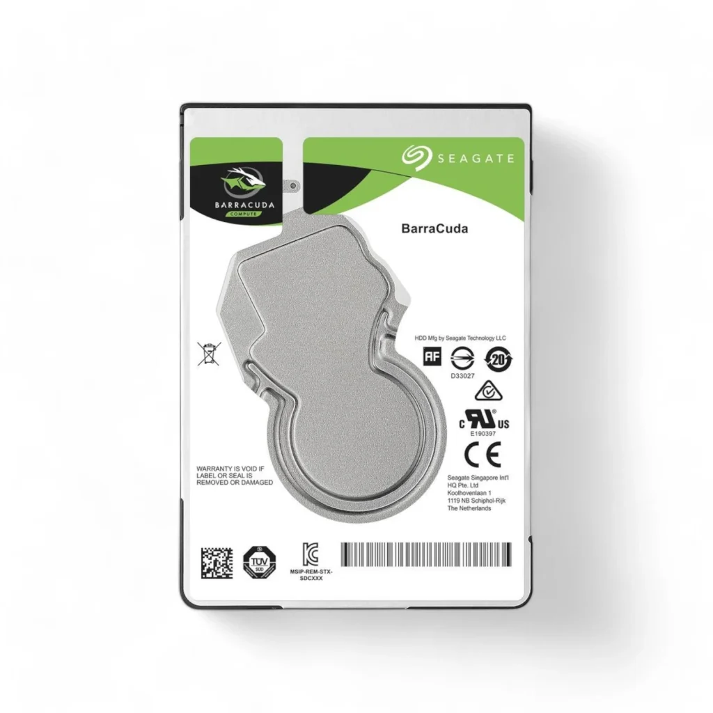 Seagate 4 TB, 2.5″, SATA 6 Gb/s, 5400 RPM, 140 MB/s, 128 MB, 15 mm