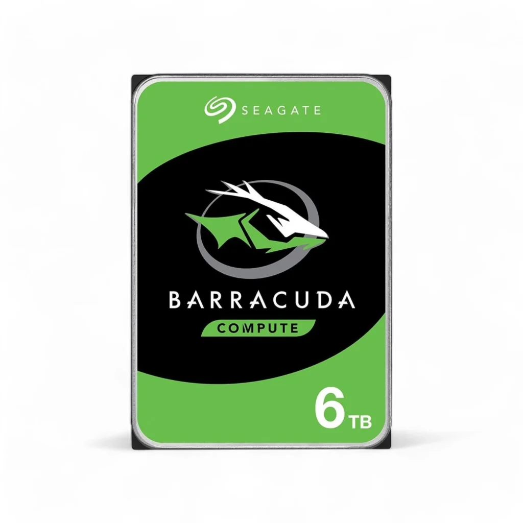 Seagate Barracuda 6TB SATA III, 6 Gb/s, 220MB/s, 256MB